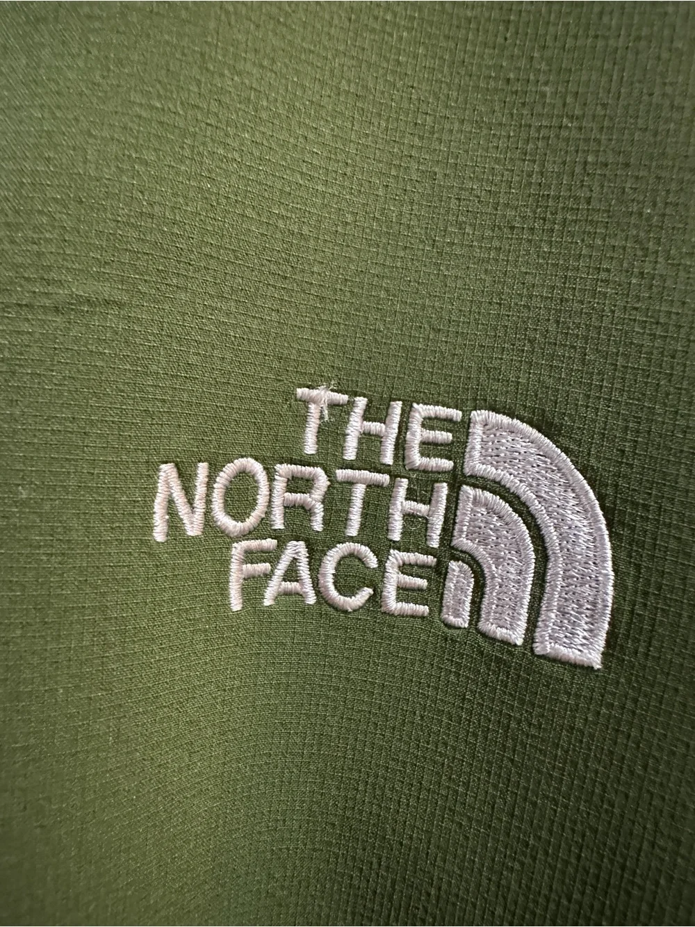 Green North Face Softshell Fall Jacket